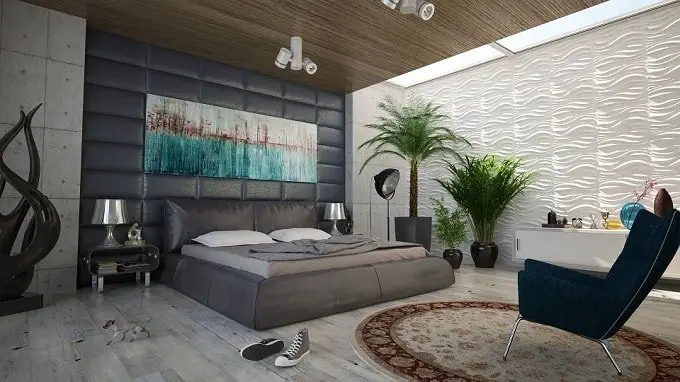 bedroom-gray-wavy-wall-feng-shui-min-1