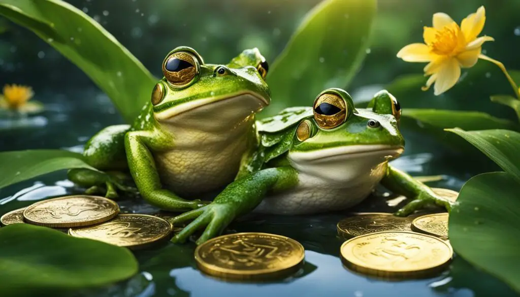 Activating the feng shui frog for positive energy