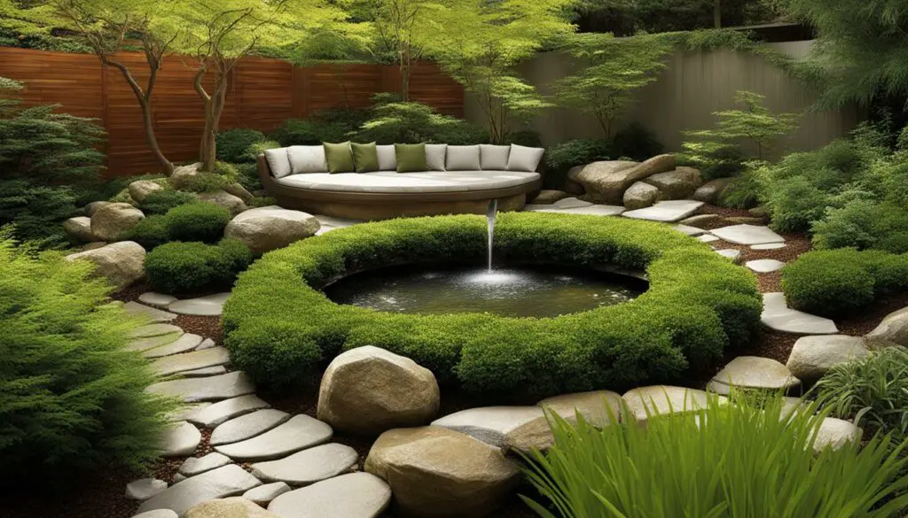 Concave and convex features in Feng Shui