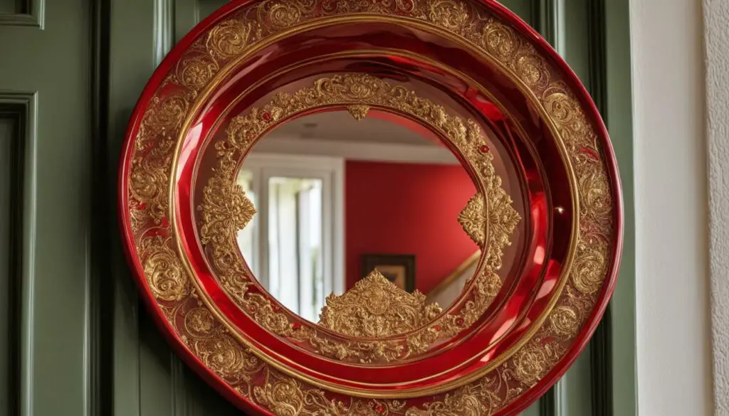Feng Shui mirror for protection