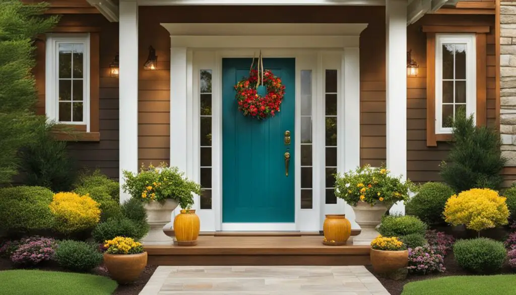 Ideal direction for front door