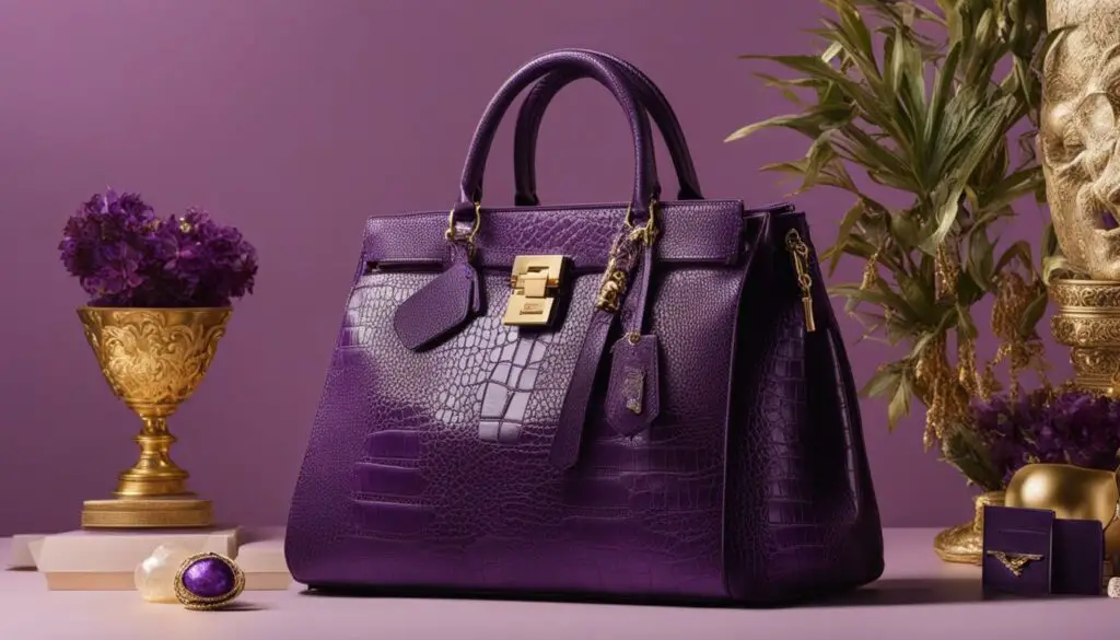 Purple bag for attracting money energy