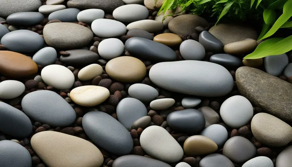 Rocks for drain covers in feng shui