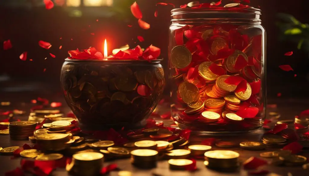 attracting wealth with a money jar