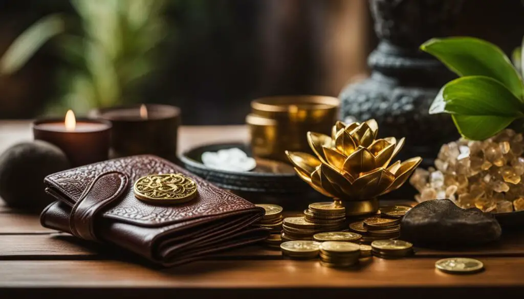 attracting wealth with feng shui wallet image