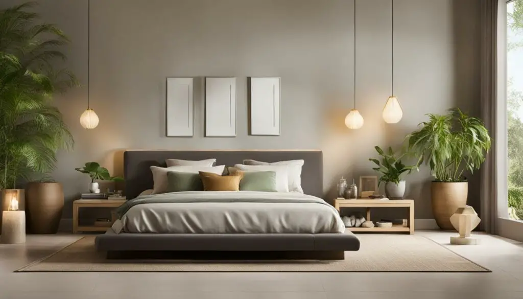 balance elements in your bedroom