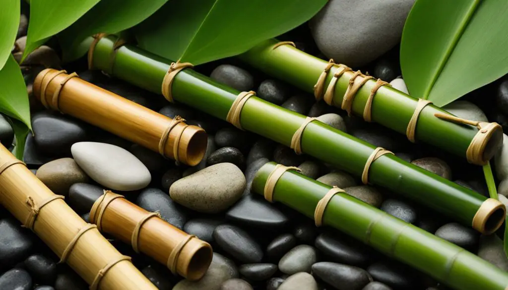 bamboo flute arrangement