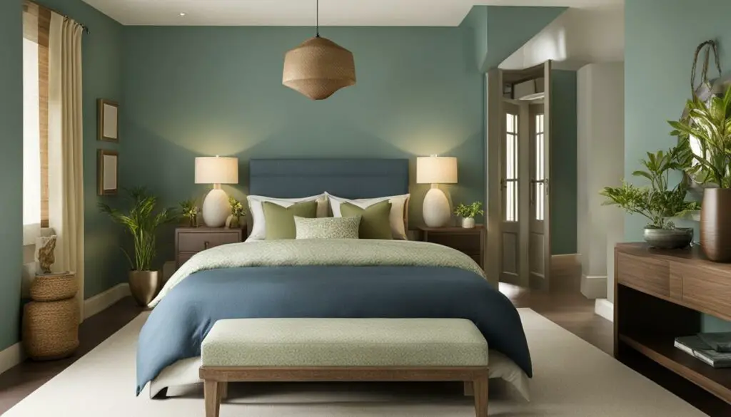 bedroom feng shui colors
