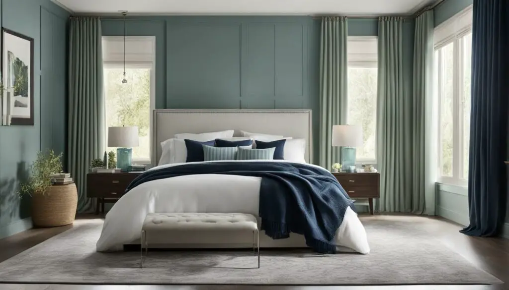 calming bedroom color palette