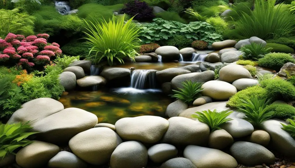 covering drains with rocks in feng shui for positive energy