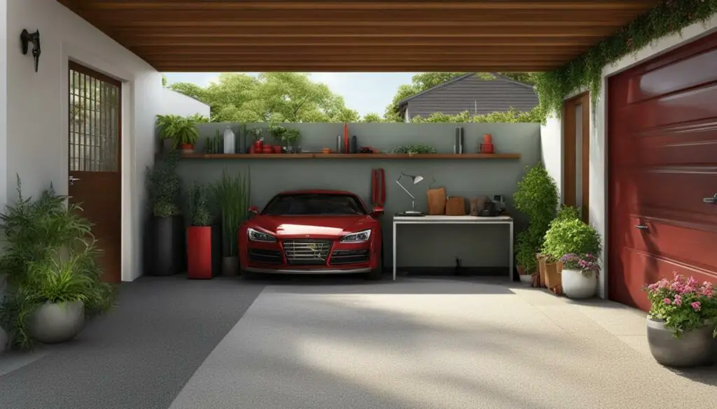 de-cluttering garage with feng shui