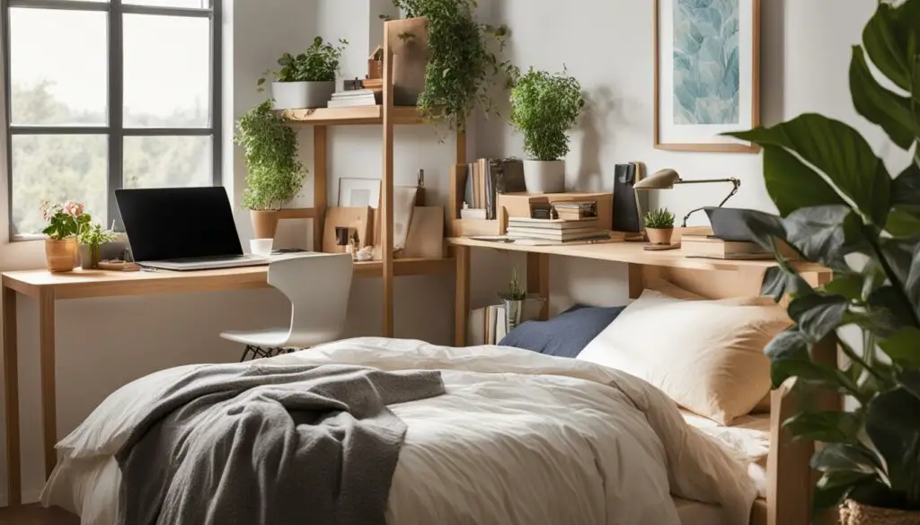 enhancing productivity with feng shui in a dorm room