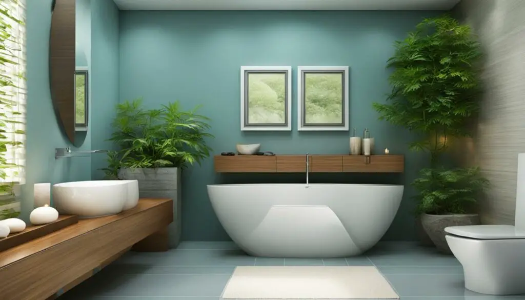 feng shui bathroom colors