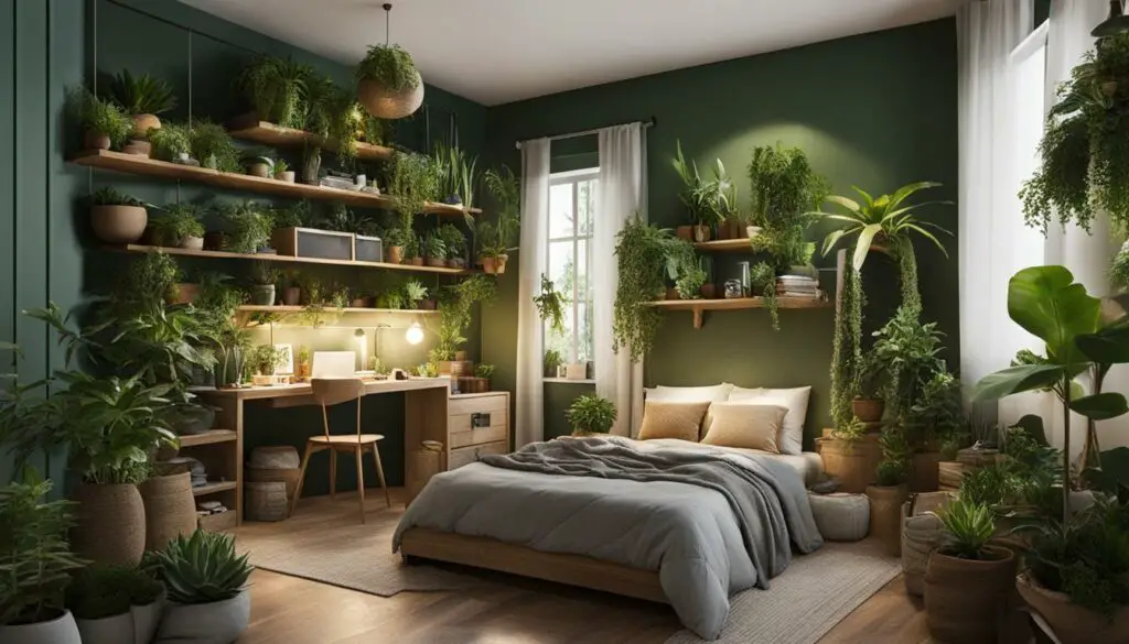 feng shui decoration with plants