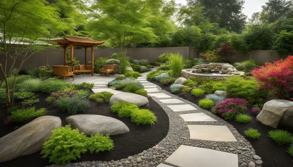 feng shui garden layout