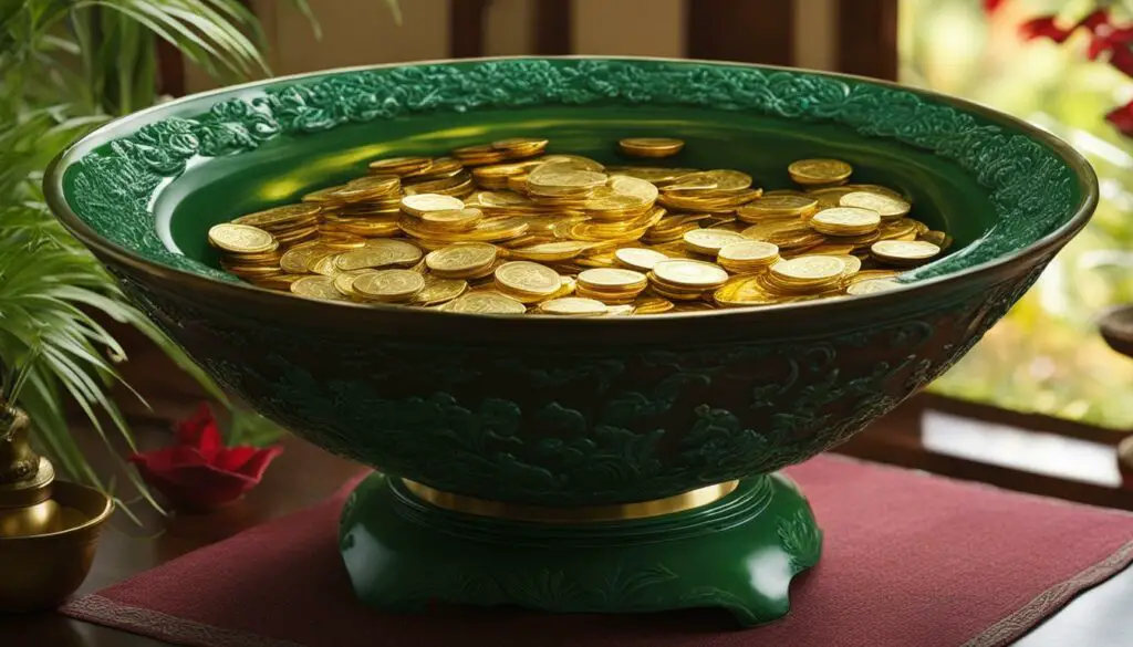 feng shui wealth symbol - prosperity bowl
