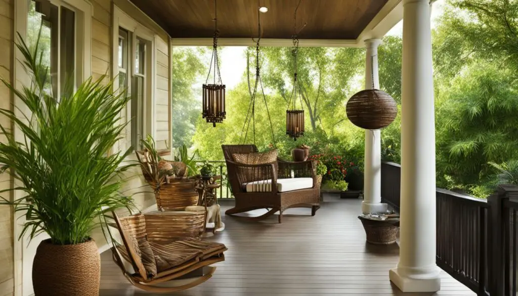 feng shui wind chimes for front porch