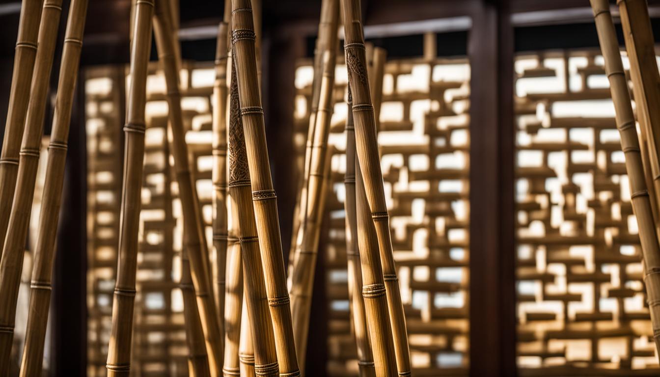 how to hang feng shui bamboo flutes