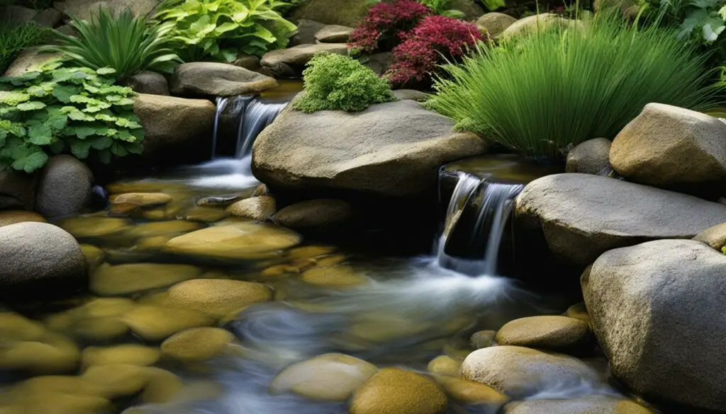 how to improve feng shui by covering drains with rocks