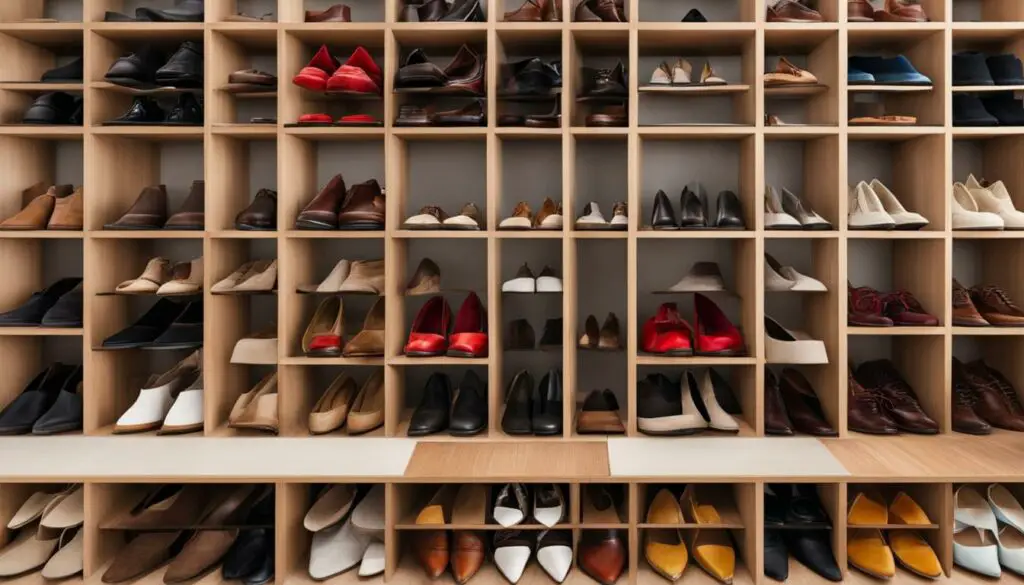 how to store shoes feng shui