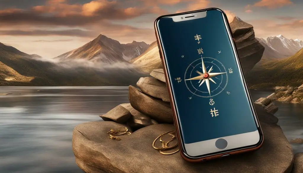 iPhone compass for feng shui enthusiasts
