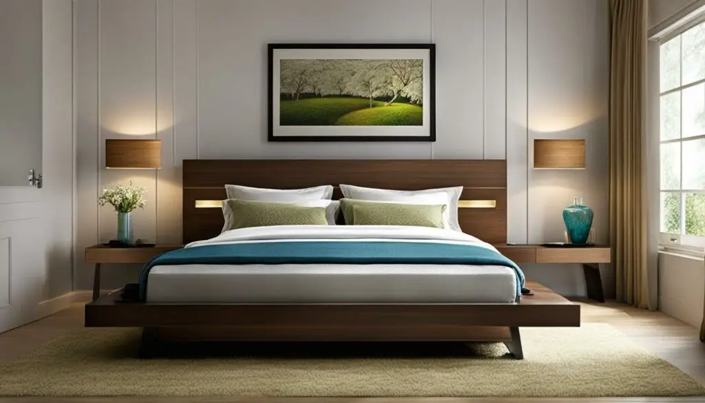 ideal bed placement in feng shui
