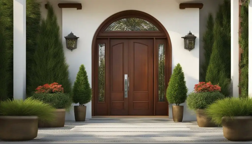 ideal direction for front door