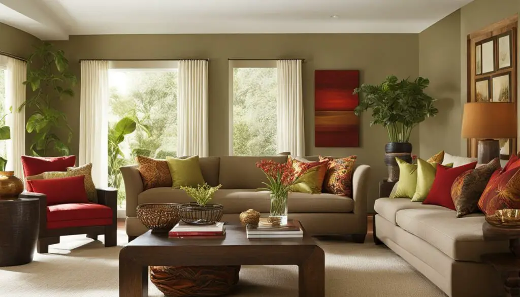 living room color schemes and feng shui colors