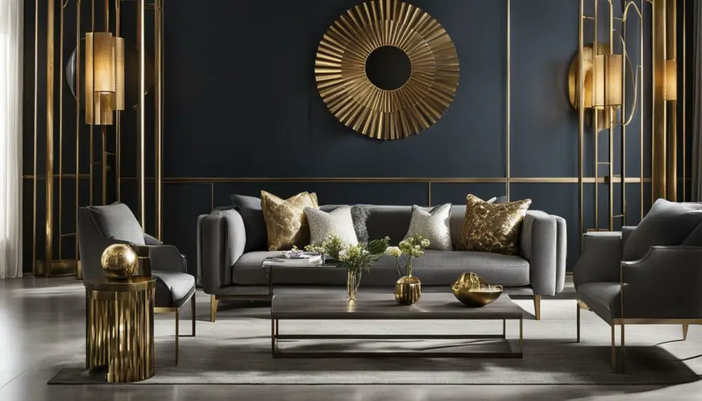power of metallic finishes in feng shui