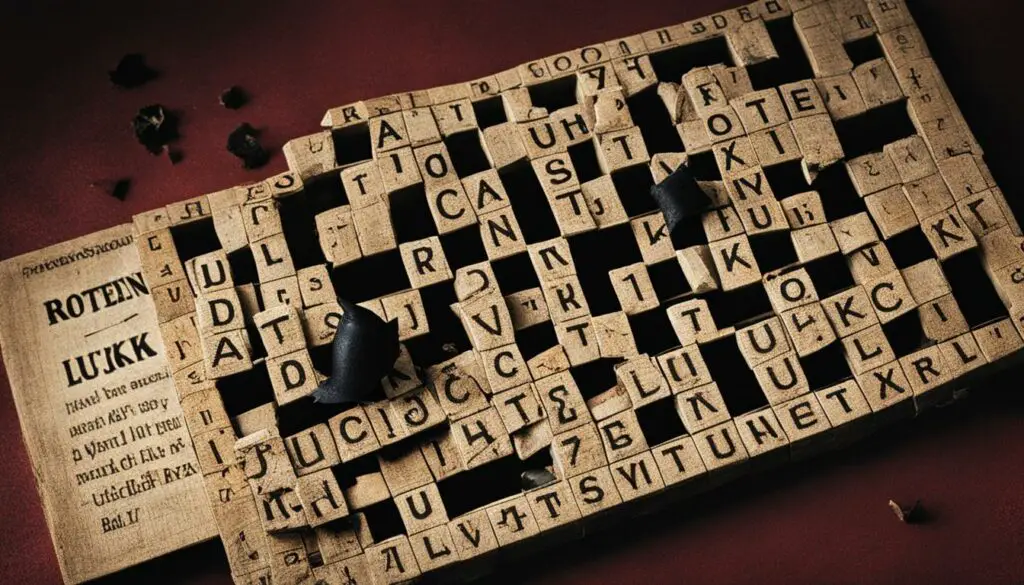 What Rotten Luck Crossword Puzzle