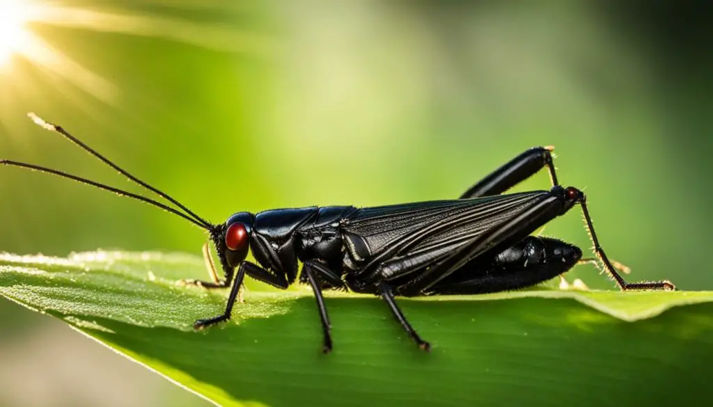 black crickets