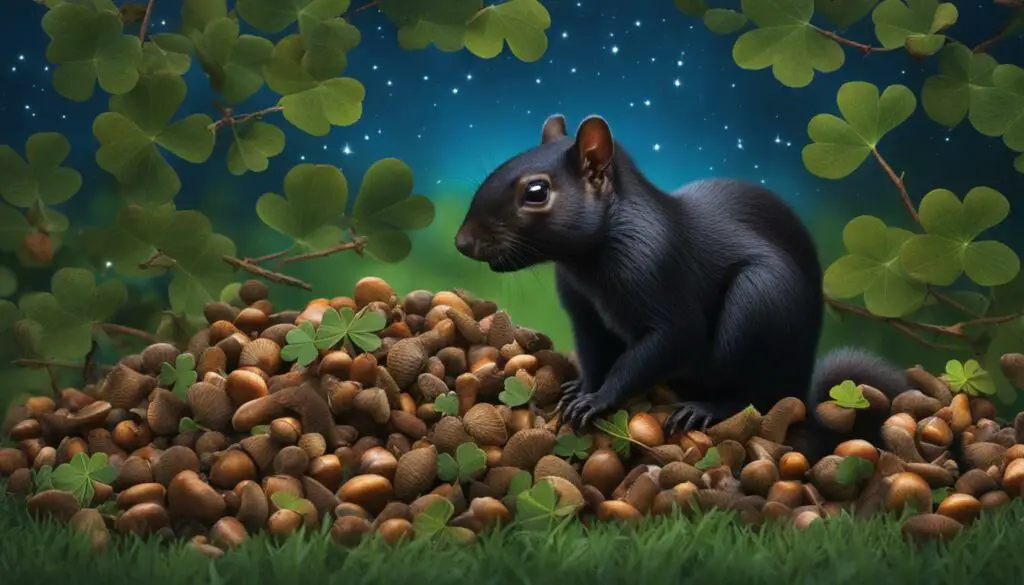 black squirrel superstition