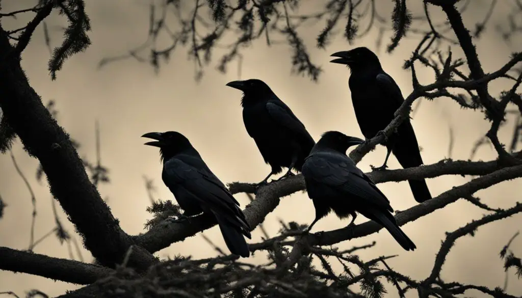 crows as messengers