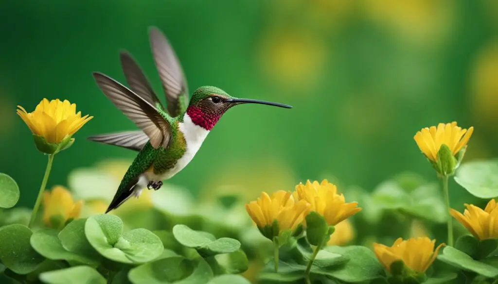hummingbird as a symbol of good luck