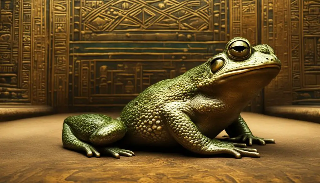 lucky toad in ancient Egypt