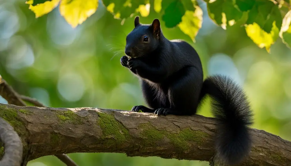 meaning of black squirrels
