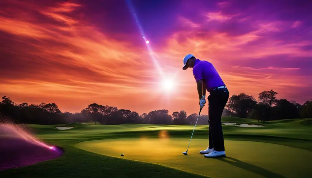 positive energy in golf