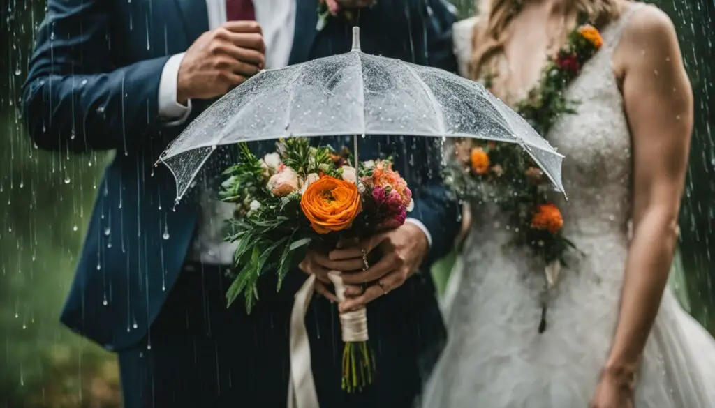 rain on wedding day strong marriage
