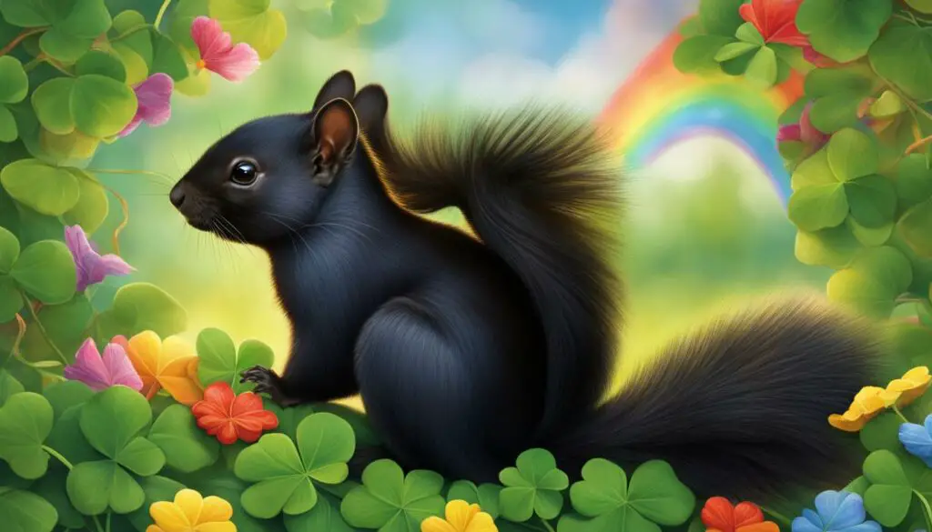 superstitions about black squirrels and their association with luck