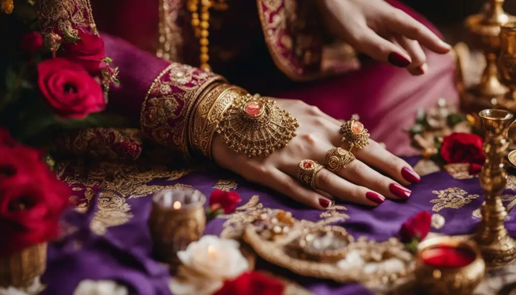 wearing grandmother's wedding ring