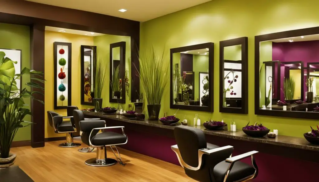 feng shui colors for hair salons