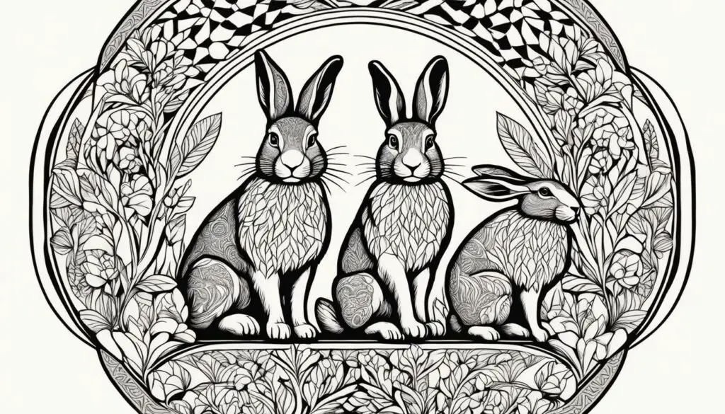 hare symbolism in art and design