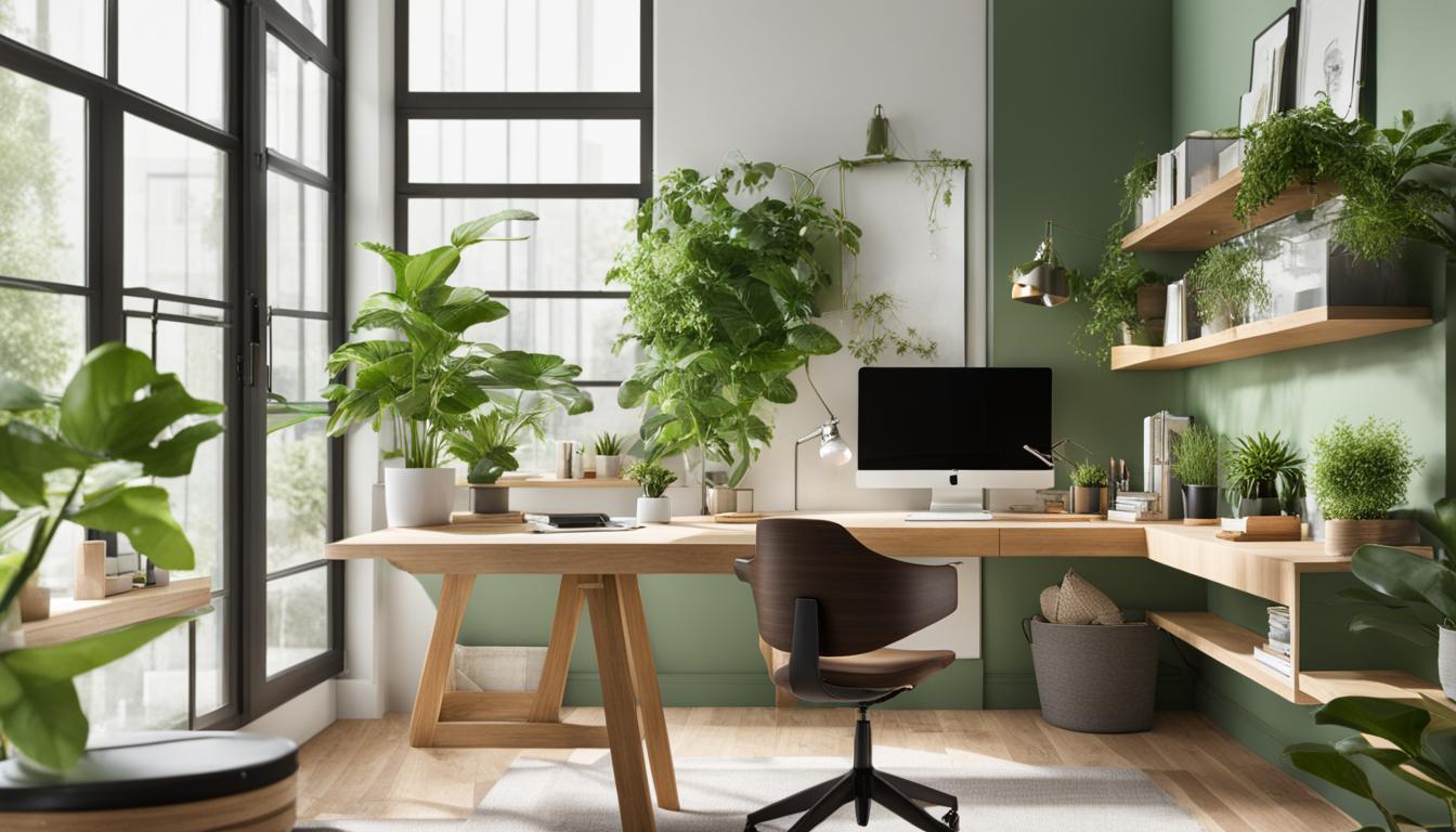 how to feng shui an l-shaped desk