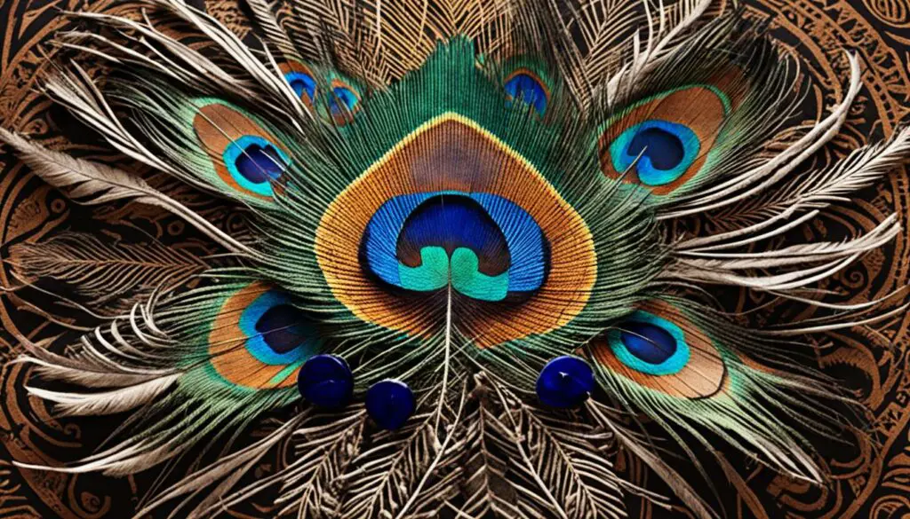 interpretation of peacock feathers in different cultures