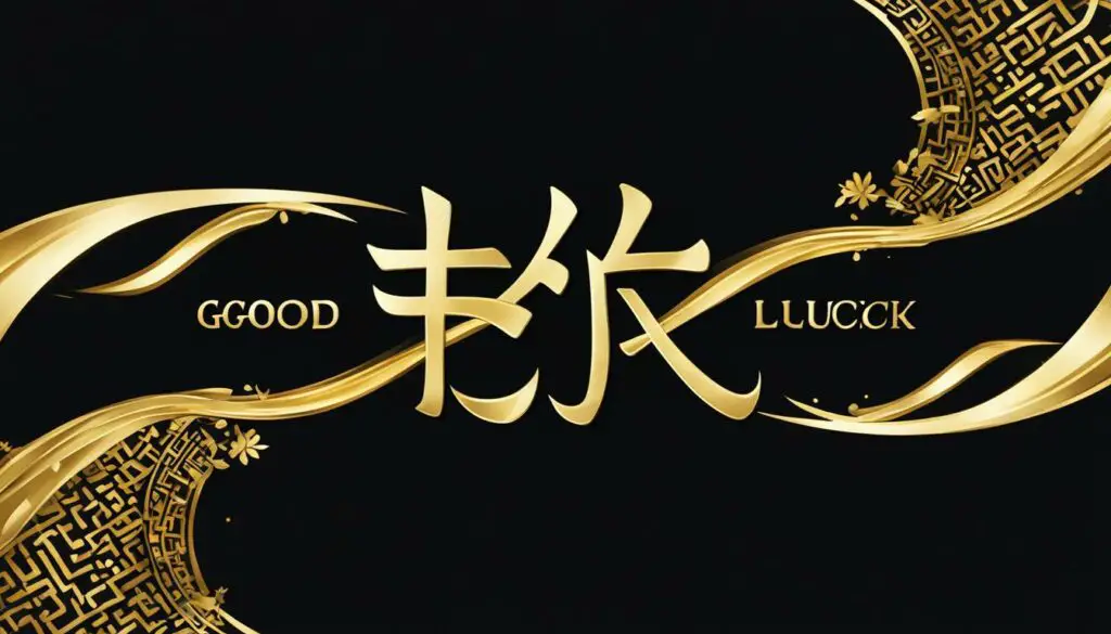 korean word for good luck