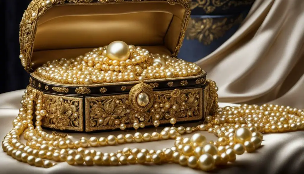 pearls as symbols of wealth